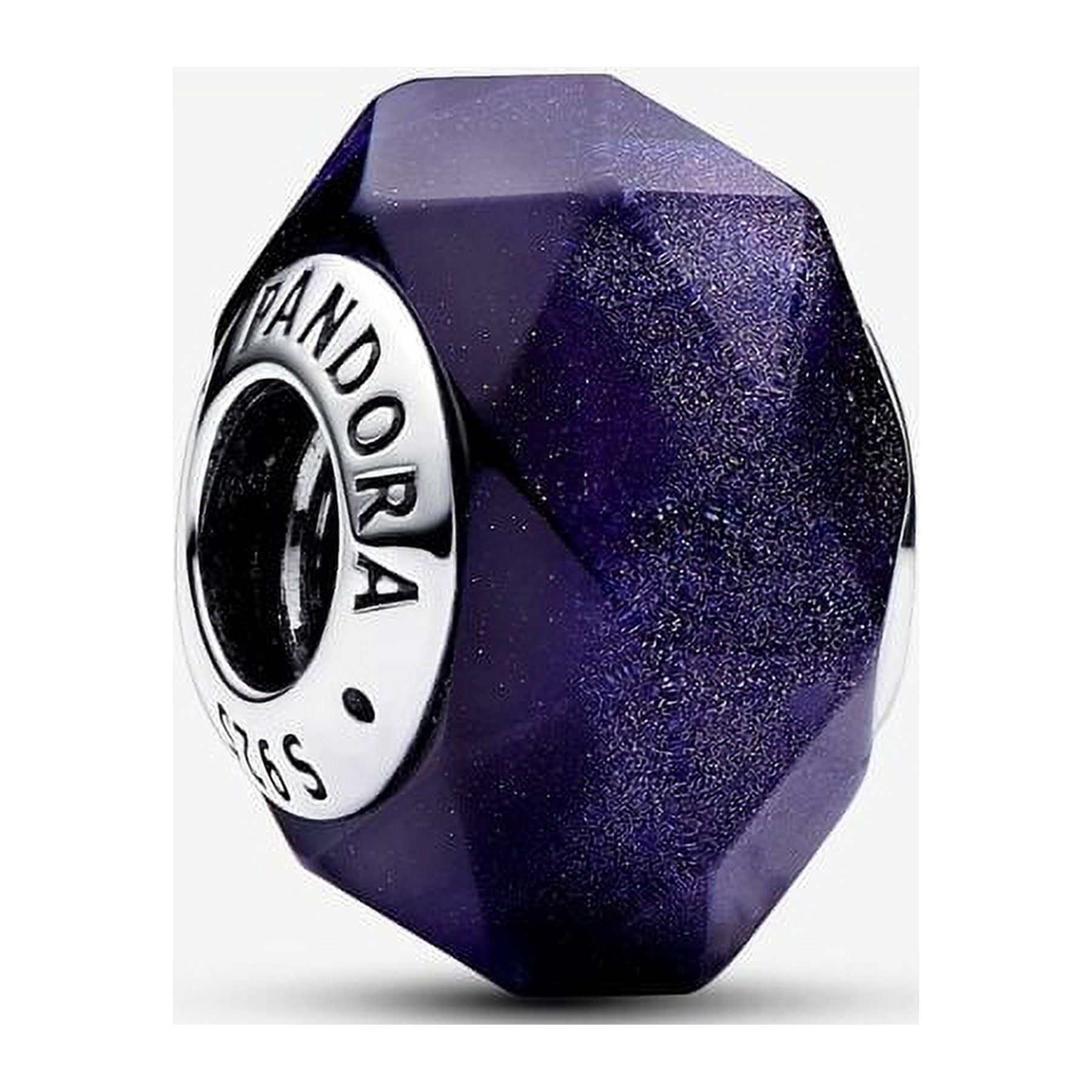 Pandora Faceted Blue Murano Glass Charm