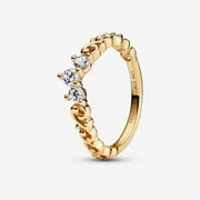 PANDORA Gold Regal Swirl Tiara Ring With Gift Box (6)