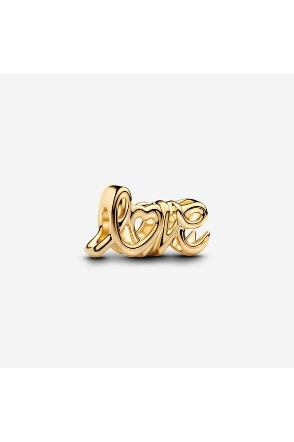 Handwritten Love Charm Gold With Giftbox