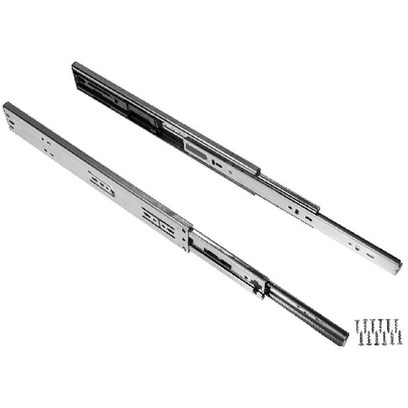 Pandora Hardware - Ball Bearing Soft Close Drawer Slides - Size 12" - 24"