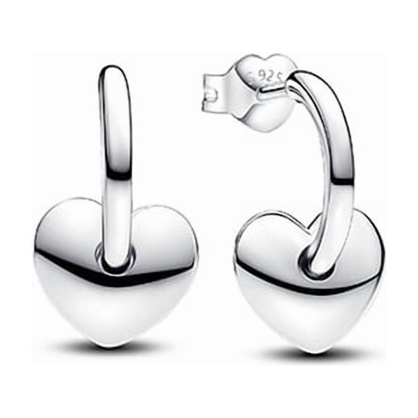 PANDORA Moments Heart Open Hoop Earrings