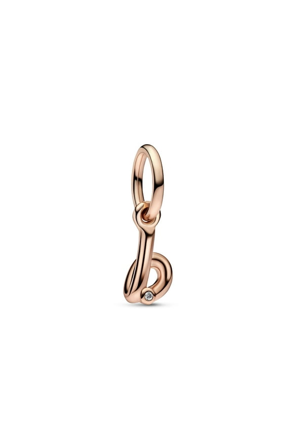 Letter B Script Alphabet Dangle Charm