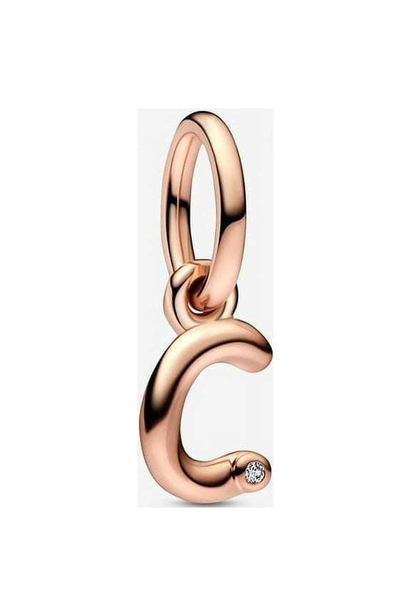 Letter C Script Alphabet Dangle Charm
