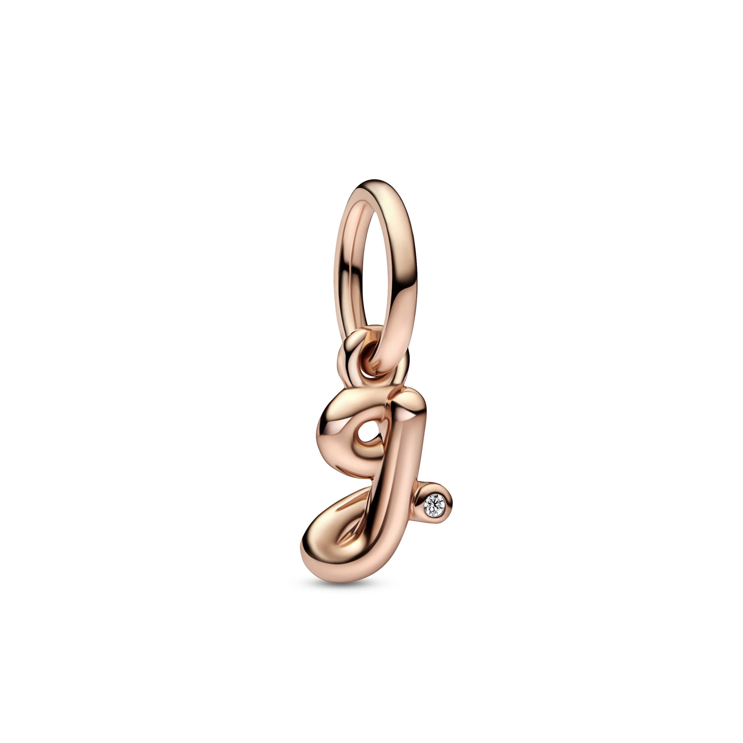 Pandora Letter G Script Alphabet Dangle Charm