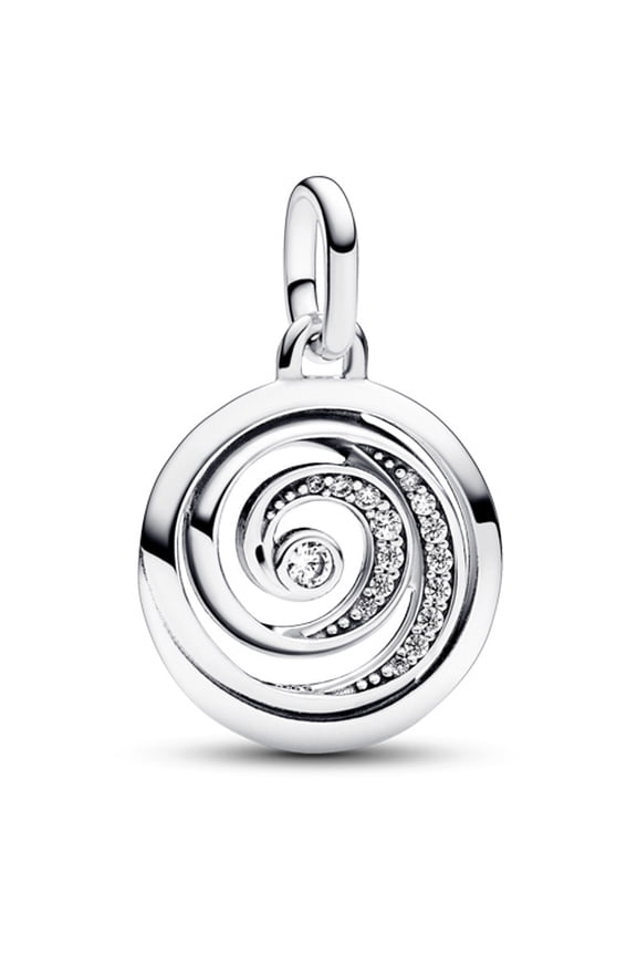 ME Gratitude Spiral Medallion Charm
