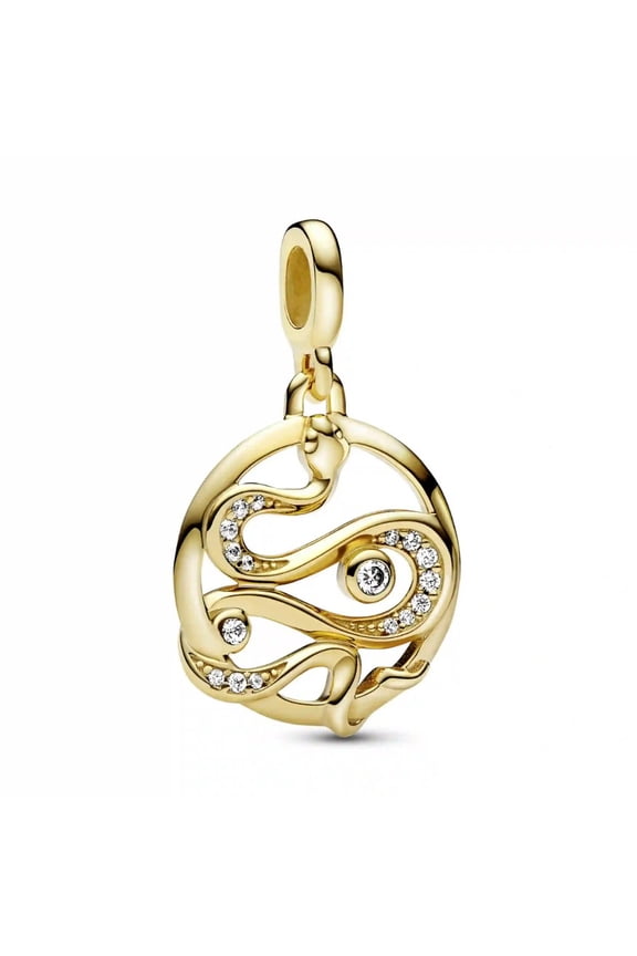 ME Pave Snake Medallion