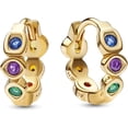 thumbnail image 1 of Pandora Marvel The Avengers Infinity Stones Hoop Earrings, 1 of 3