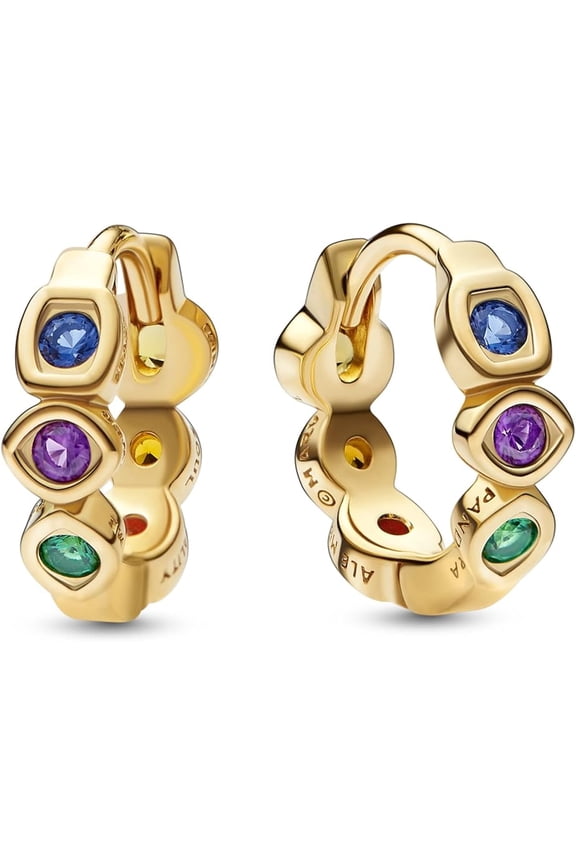 Marvel The Avengers Infinity Stones Hoop Earrings