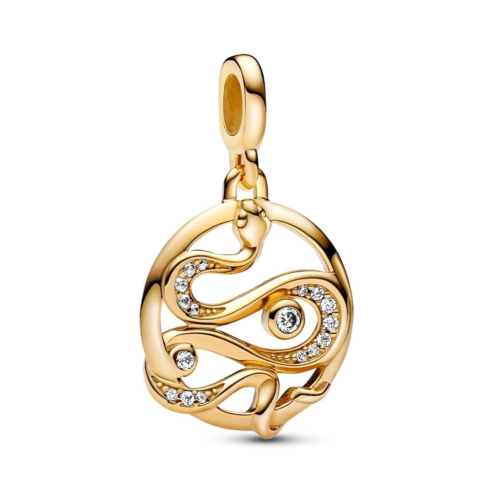 Pandora ME Pave Snake Medallion - Picture 2 of 2