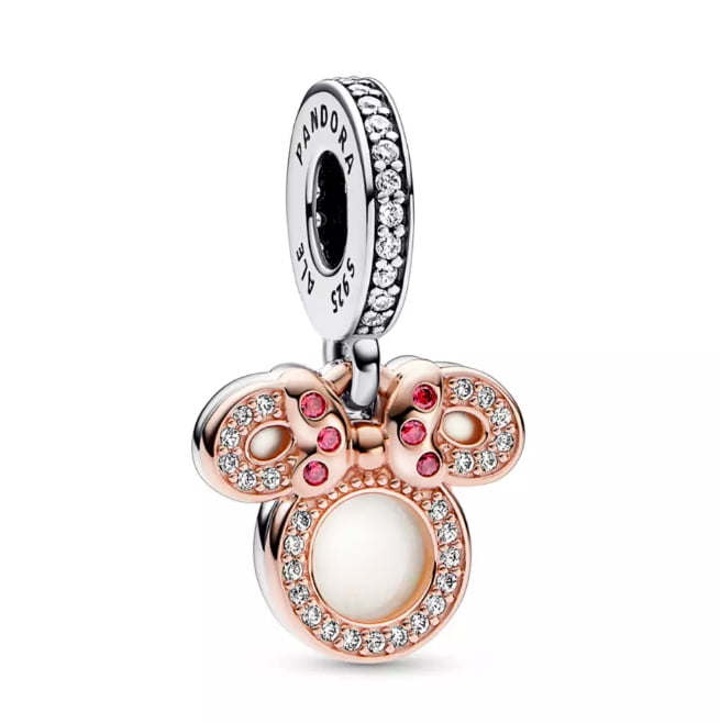 Pandora Minnie Mouse ''Mom'' Dangle Charm by Pandora Disney Parks