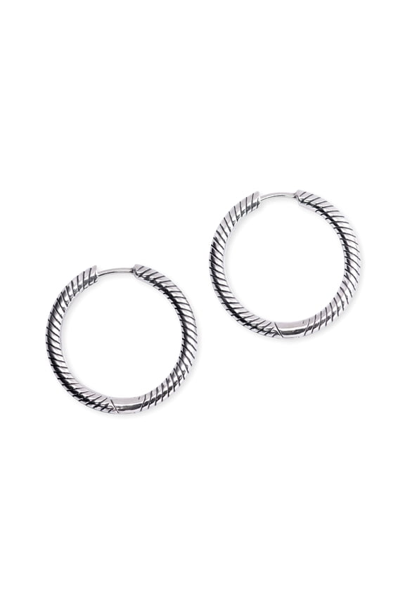 Moments Charm Hoop Earrings