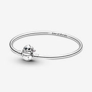 PANDORA Moments Disney Stitch Biting Clasp Bangle (8.3in)