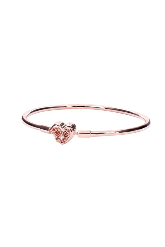 Moments Heart & Butterfly Bangle