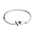 thumbnail image 1 of Pandora Moments Heart T-Bar Snake Chain Bracelet - 599285C00-18, 1 of 6