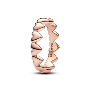 Pandora Moments Row of Hearts Ring