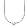 thumbnail image 1 of Pandora Moments Sterling Silver Necklace with Signature Clasp, 1 of 2