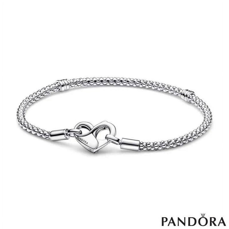 アクセサリー Pandora silver bracelet Amazon.com: PANDORA Bracelet Sterling Silver, Barrel Clasp
