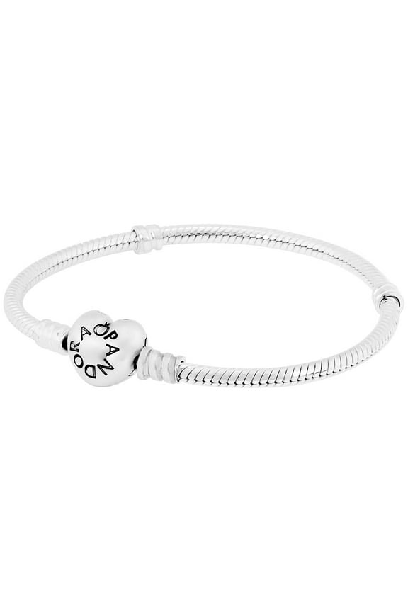 Moments Silver Bracelet with Heart Clasp 16CM - 590719-16