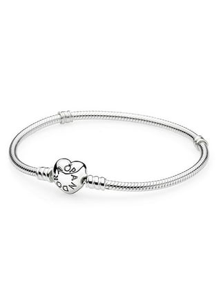 Authentic Pandora Bracelet Heart Clasp Silver HELLO KITTY Pink European  Charms