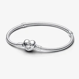 アクセサリー Pandora silver bracelet Pandora Sterling Silver Bracelet with Signature Clasp