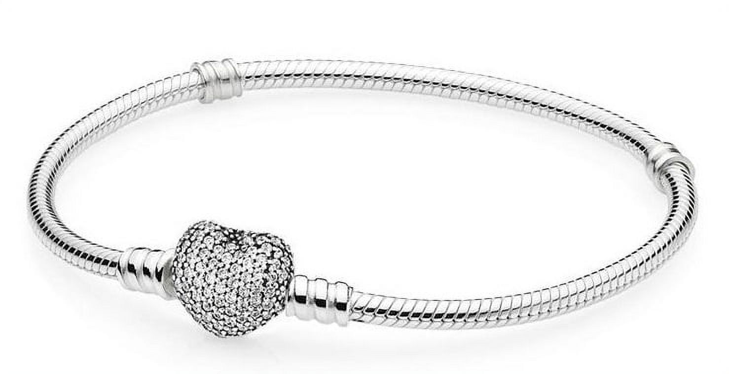 PANDORA Sterling Silver Bracelet - Barrel Clasp, PANDORA