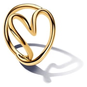 Pandora Organically Shaped Heart Ring 14k gold plating