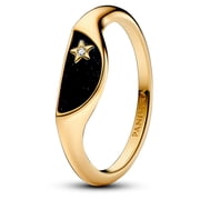 Pandora Pandora ME Halved Enamel Signet Ring 14k gold plating