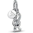 thumbnail image 1 of Pandora Pave Infinity Knot Dangle Charm, 1 of 1