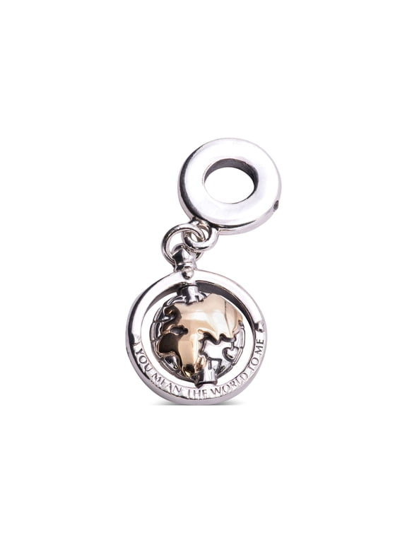 People Spinning World Dangle Charm - 799303C01