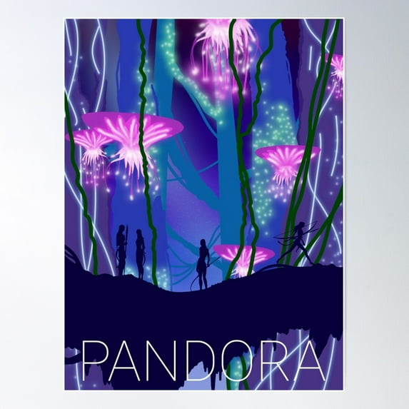 Pandora Poster Poster Wall Art, Modern Wall Decor For Living Room Bedroom, 12x18 UNFRAMED