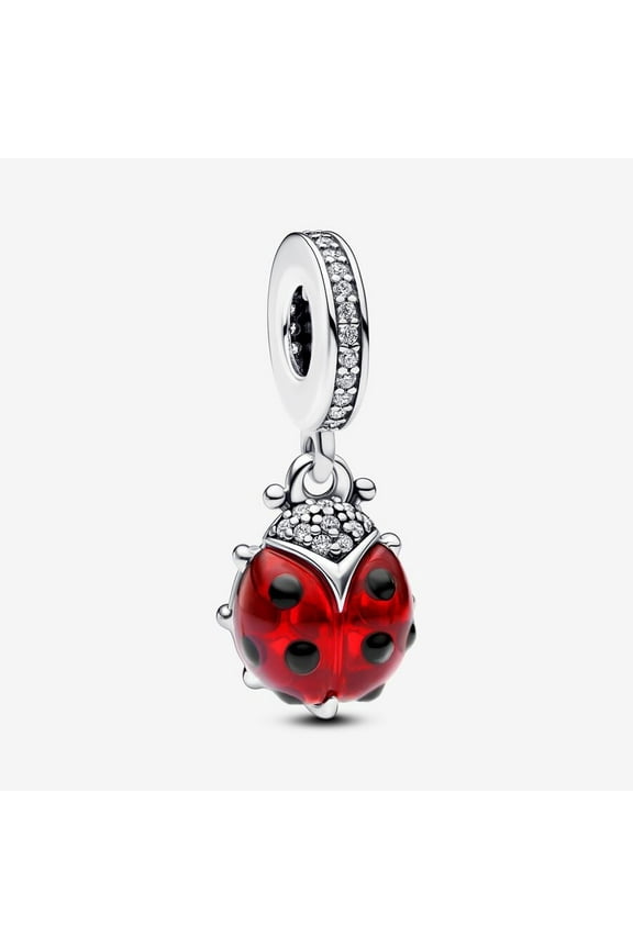Red Ladybird Dangle Charm