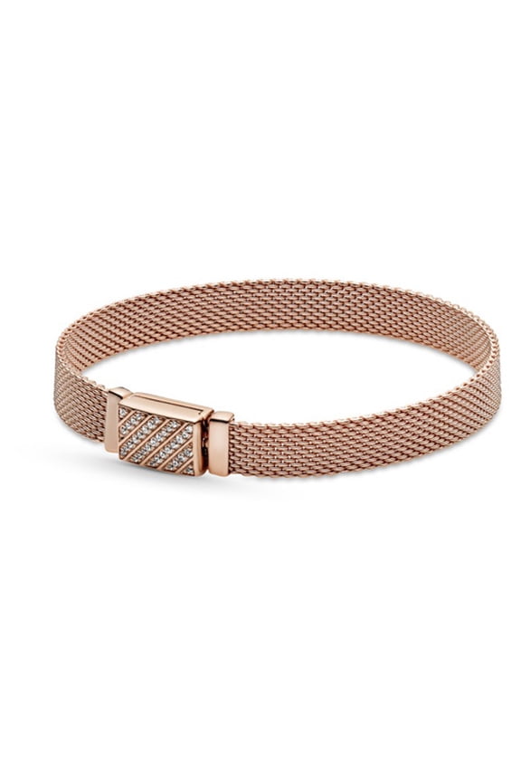 Reflexions Long Clasp Pave Bracelet