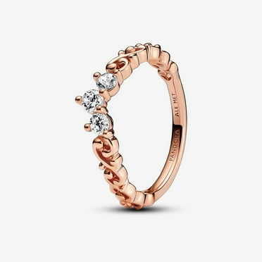 Pandora Regal Rose Gold Swirl Tiara Ring With Gift Box (5)