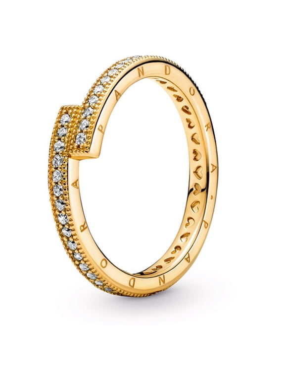 Sparkling Overlapping Ring