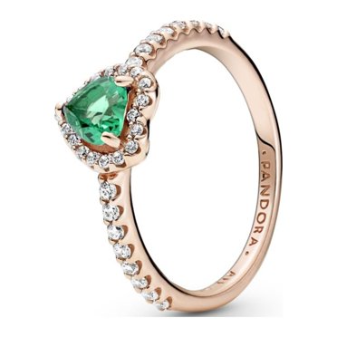 Pandora Sparkling Elevated Heart Ring