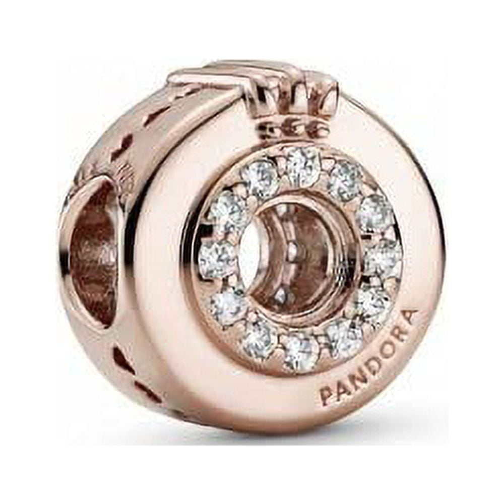 PANDORA Spacer Rose Gold Fine Bracelets Charms for sale
