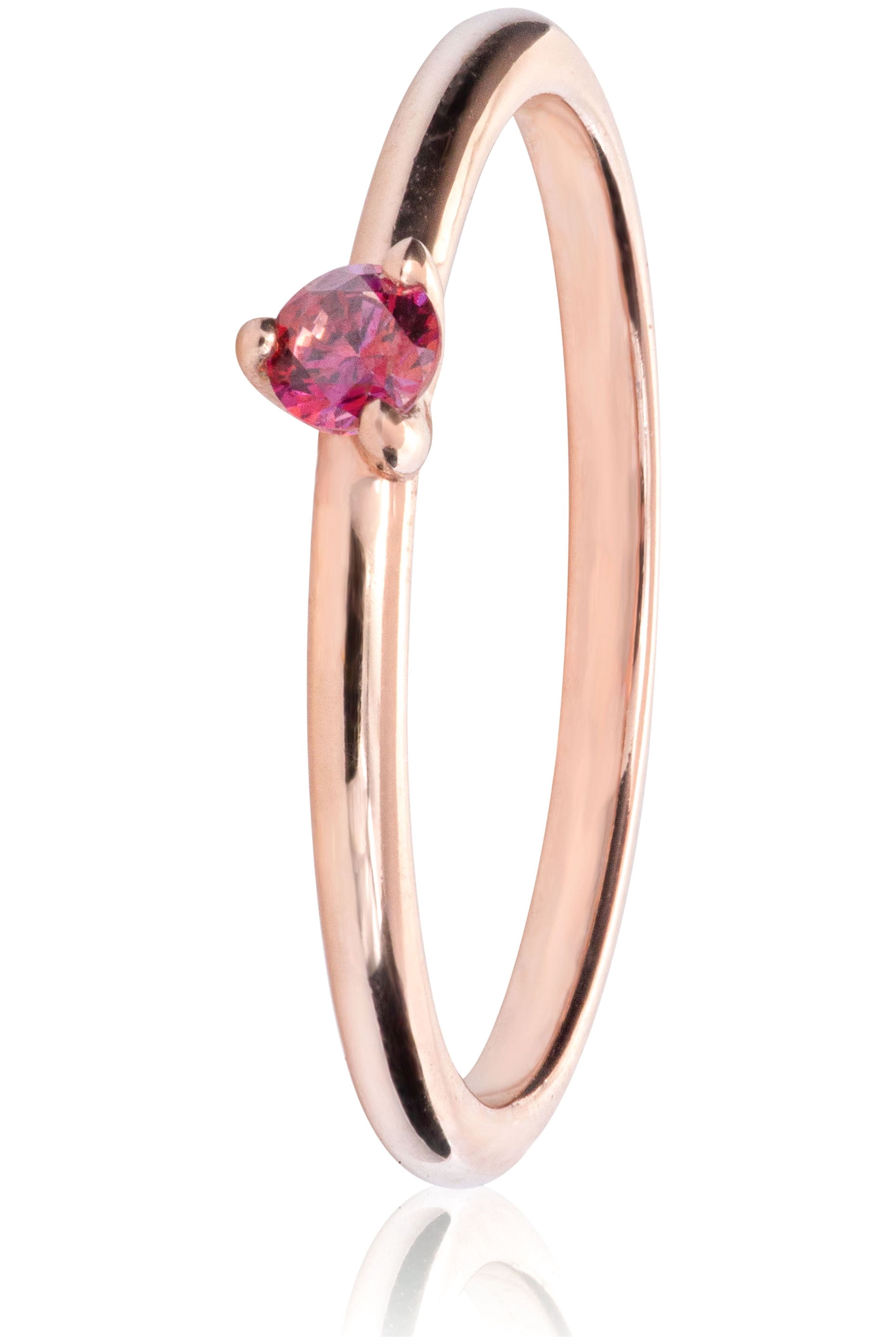 Pandora Rose Red Solitaire Ring - 189259C01-54 - Walmart.com