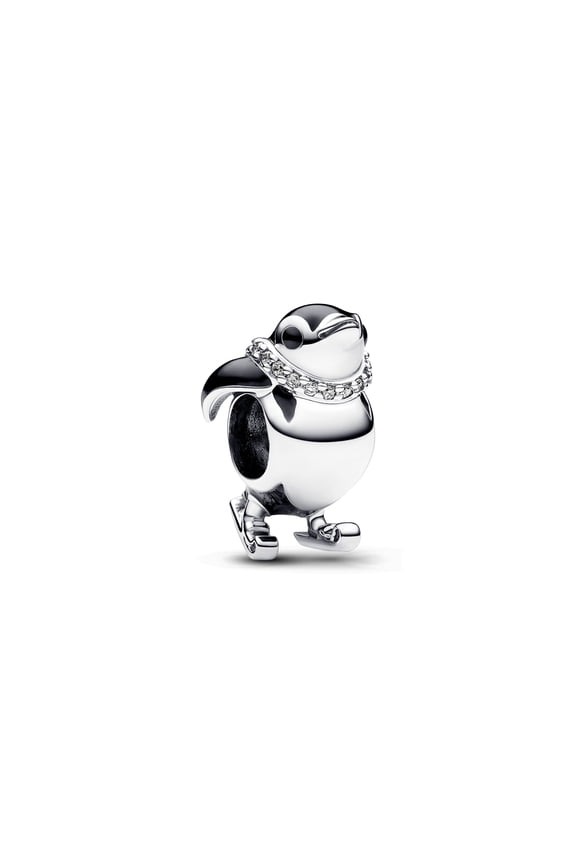 Skiing Penguin Charm