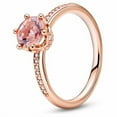 thumbnail image 1 of PANDORA Pink Sparkling Crown Solitaire Ring, 1 of 6