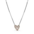 thumbnail image 1 of Pandora Sparkling Freehand Heart Necklace, 1 of 1