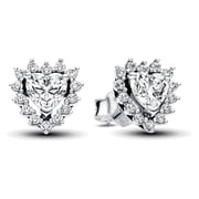 Pandora Sparkling Heart Halo Stud Earrings