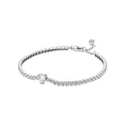 PANDORA Sparkling Heart Tennis Bracelet