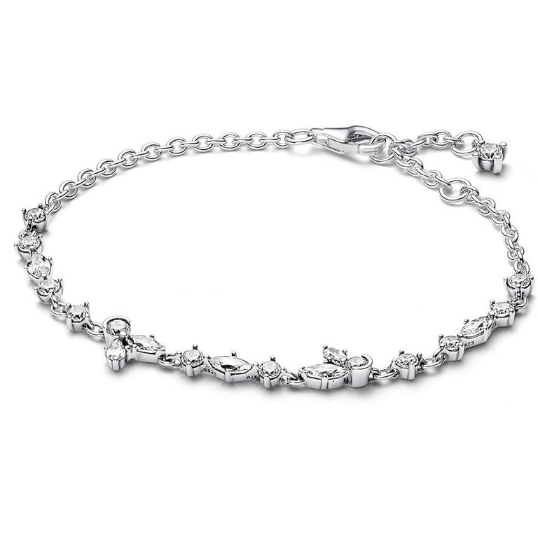 Pandora Sparkling Herbarium Cluster Chain Bracelet - Walmart.com