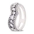 thumbnail image 1 of Pandora Sparkling Marquise Double Wishbone Ring - 199095C01-54, 1 of 1