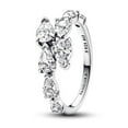 thumbnail image 1 of Pandora Sparkling Overlapping Band Ring (8.5), 1 of 4