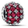 thumbnail image 1 of Pandora Sparkling Pave Round Pink Charm, 1 of 1