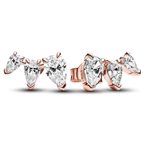 Pandora Sparkling Pear Stud Earrings