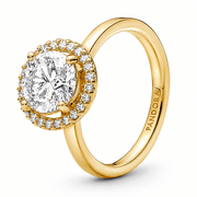 Pandora Sparkling Round Halo Ring