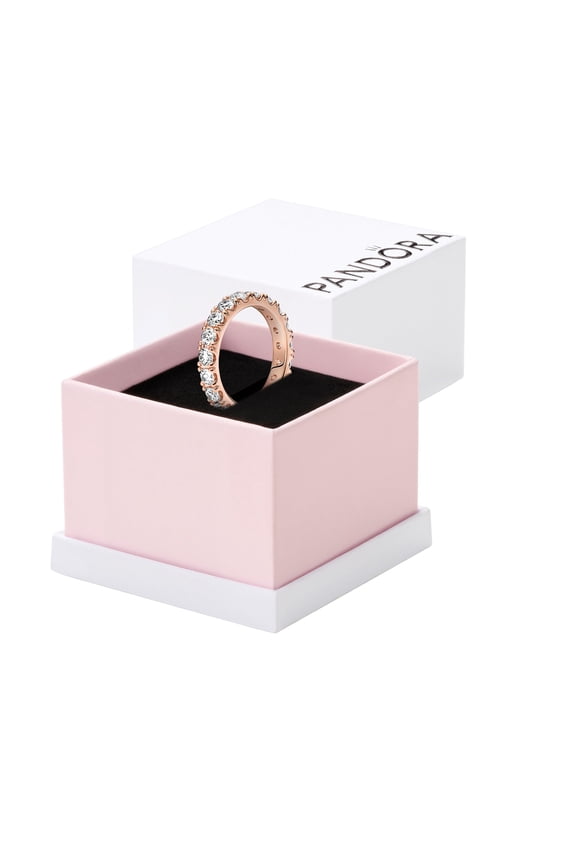 Sparkling Row Eternity Ring