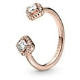 thumbnail image 1 of Pandora Square Sparkle Open Ring Size 9, 1 of 3